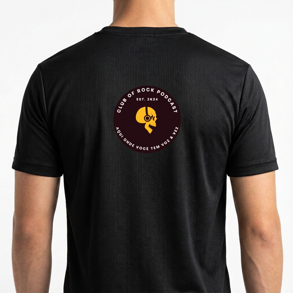 "Club Of Rock Podcast Est.2k24" Camiseta Regular Poliamida UV