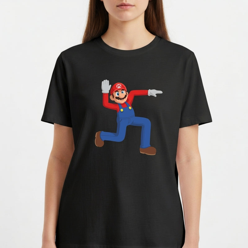 "Mario Nintendo Meme - Camiseta Premium Unissex Base" Camiseta Básica Unissex