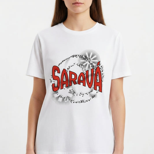 "Camiseta Saravá – Cultura Afro-Brasileira" Camiseta Básica Unissex