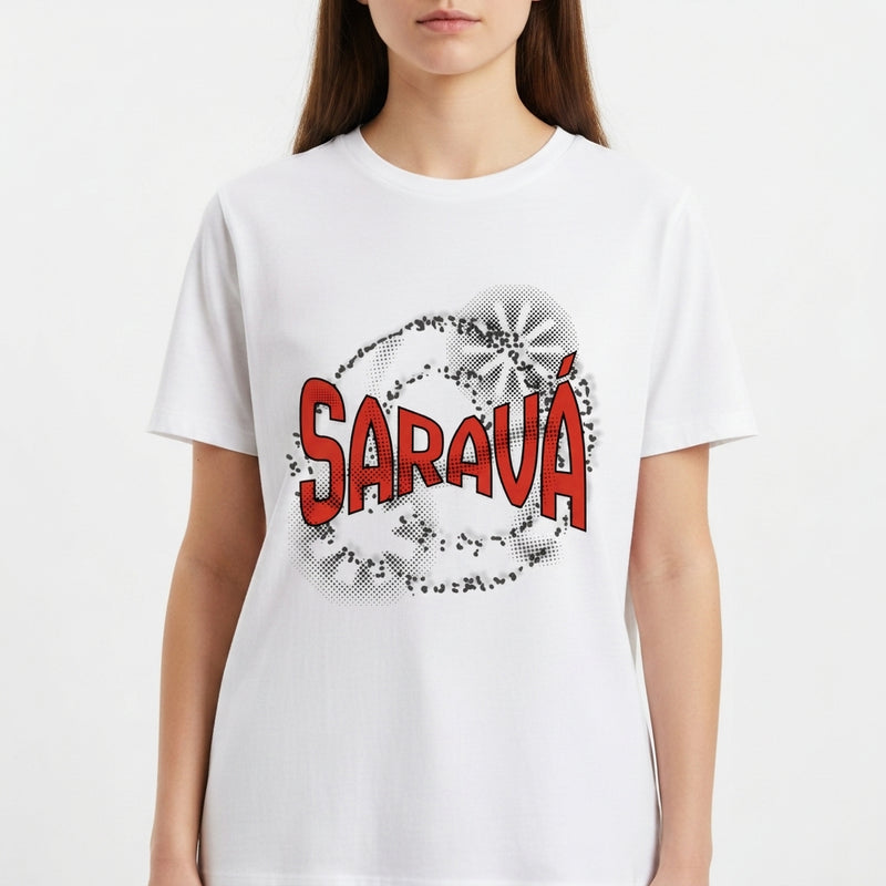 "Camiseta Saravá – Cultura Afro-Brasileira" Camiseta Básica Unissex