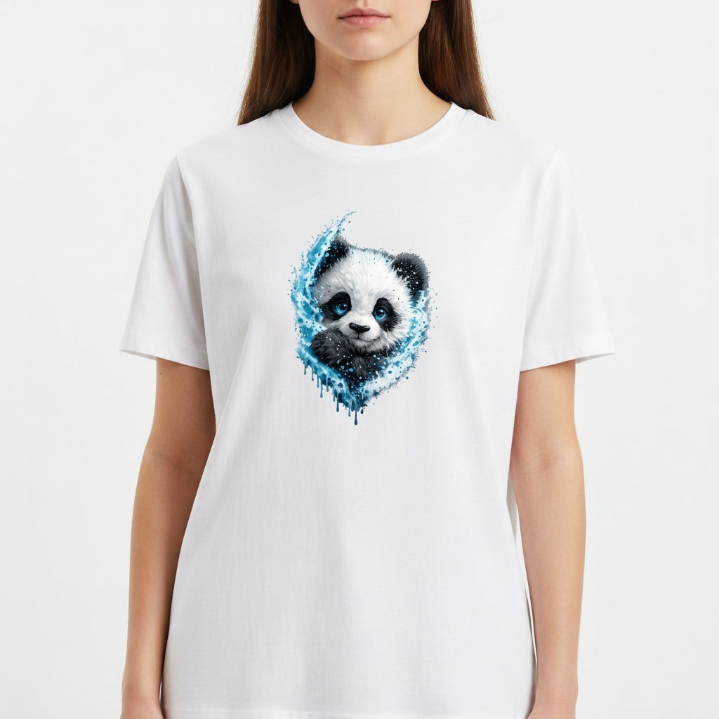 "Camiseta Panda" Camiseta Básica Unissex