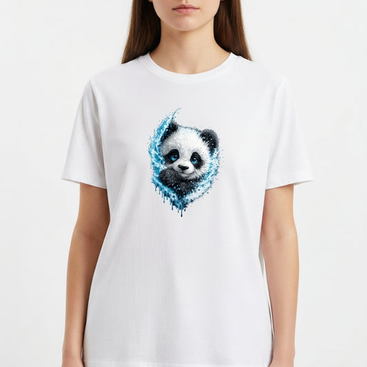 "Camiseta Panda" Camiseta Básica Unissex