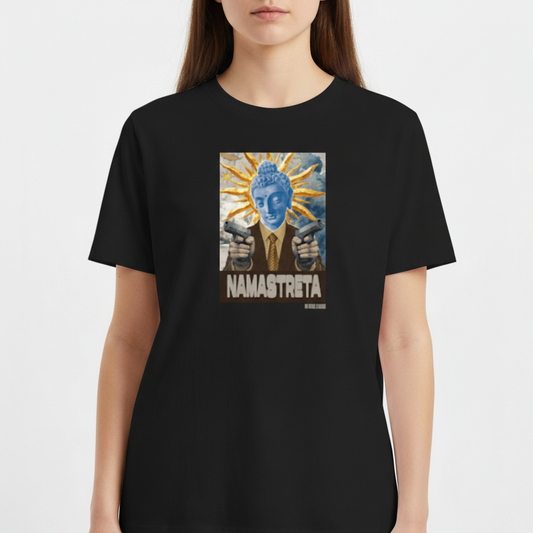 "NAMASTRETA // REGULAR // NO SENSE STUDIOS" Camiseta Básica Unissex