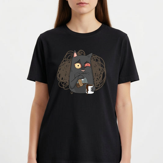 "CAMISETA GATO" Camiseta Básica Unissex