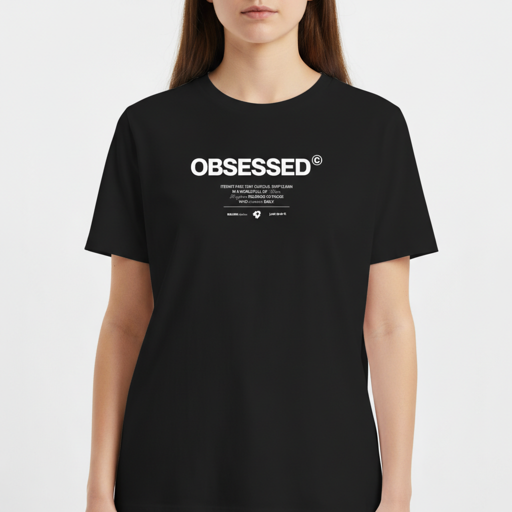 "REGULAR // OBSESSION" Camiseta Básica Unissex
