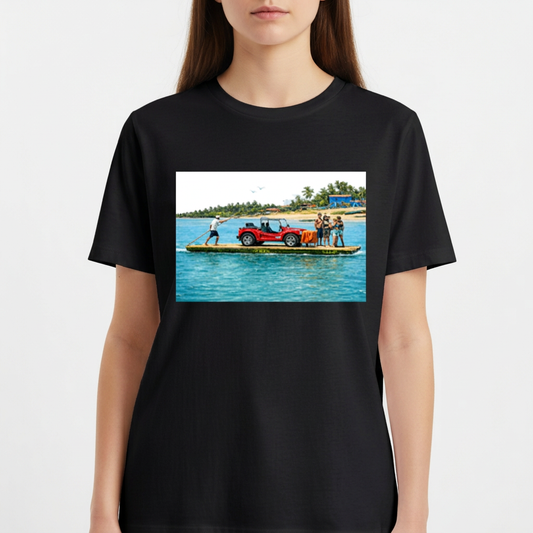 "CAMISA BÁSICA UNISSEX BARRA DO RIO BEACH" Camiseta Básica Unissex