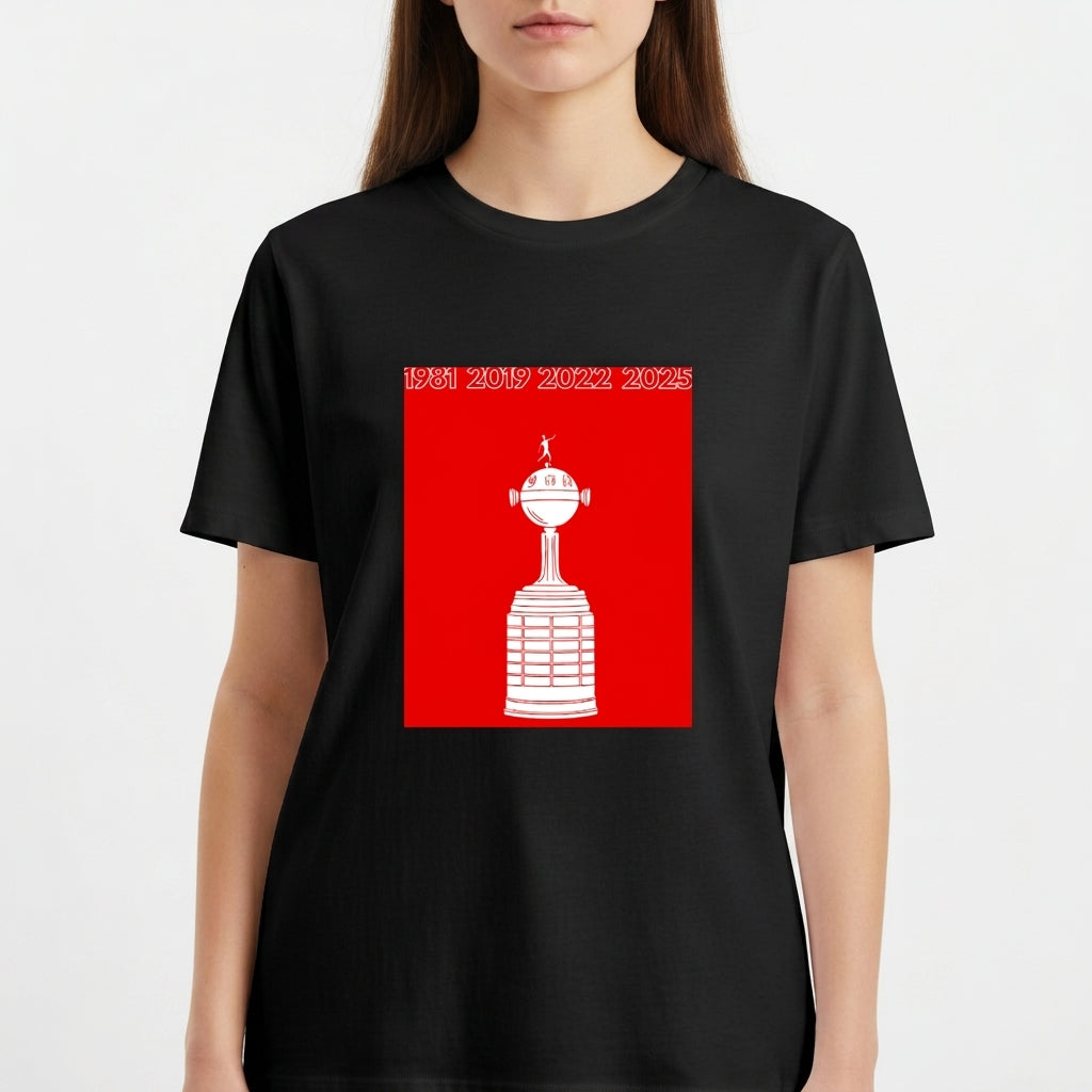 "Camiseta Básica "É Tetra! Tetra da Liberta!"" Camiseta Básica Unissex
