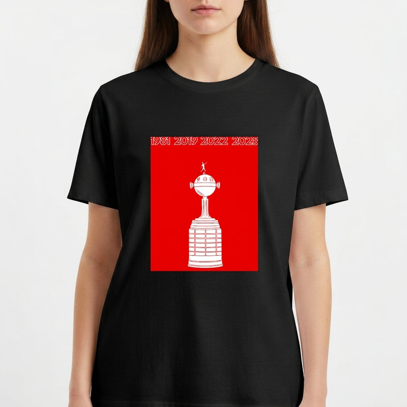 "Camiseta Básica "É Tetra! Tetra da Liberta!"" Camiseta Básica Unissex