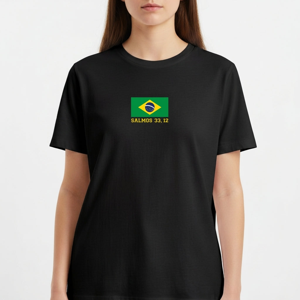 "Premium Preta Bandeira" Camiseta Básica Unissex