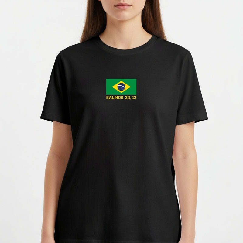 "Premium Preta Bandeira" Camiseta Básica Unissex