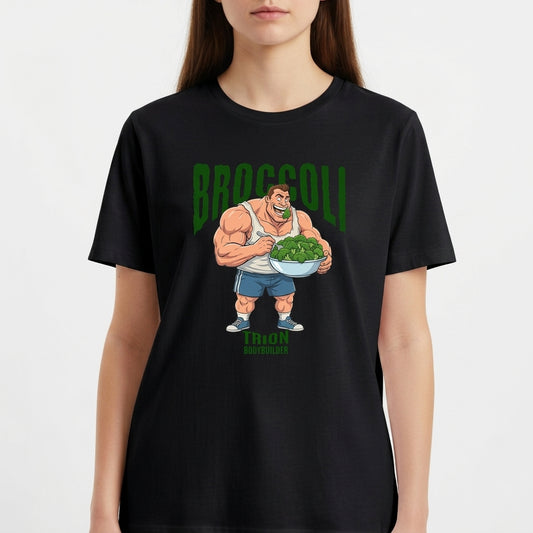 "BROCCOLI BODYBUILDE" Camiseta Básica Unissex