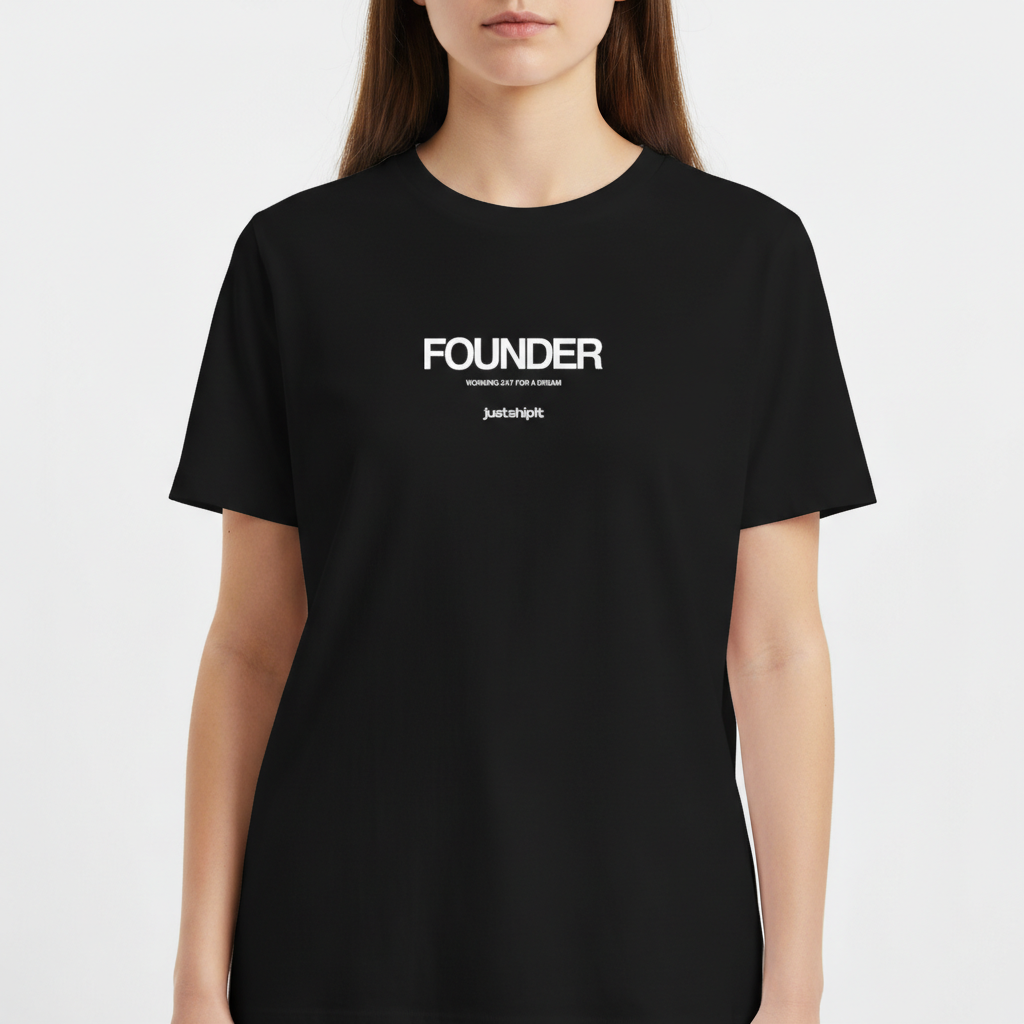 "REGULAR FOUNDER" Camiseta Básica Unissex