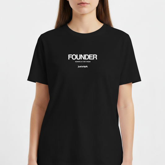 "REGULAR FOUNDER" Camiseta Básica Unissex
