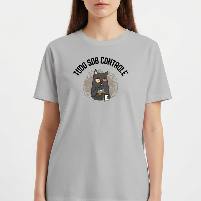 "Camiseta Tudo Sob Controle" Camiseta Básica Unissex