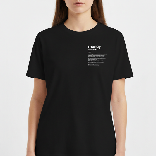 "REGULAR // MONEY" Camiseta Básica Unissex