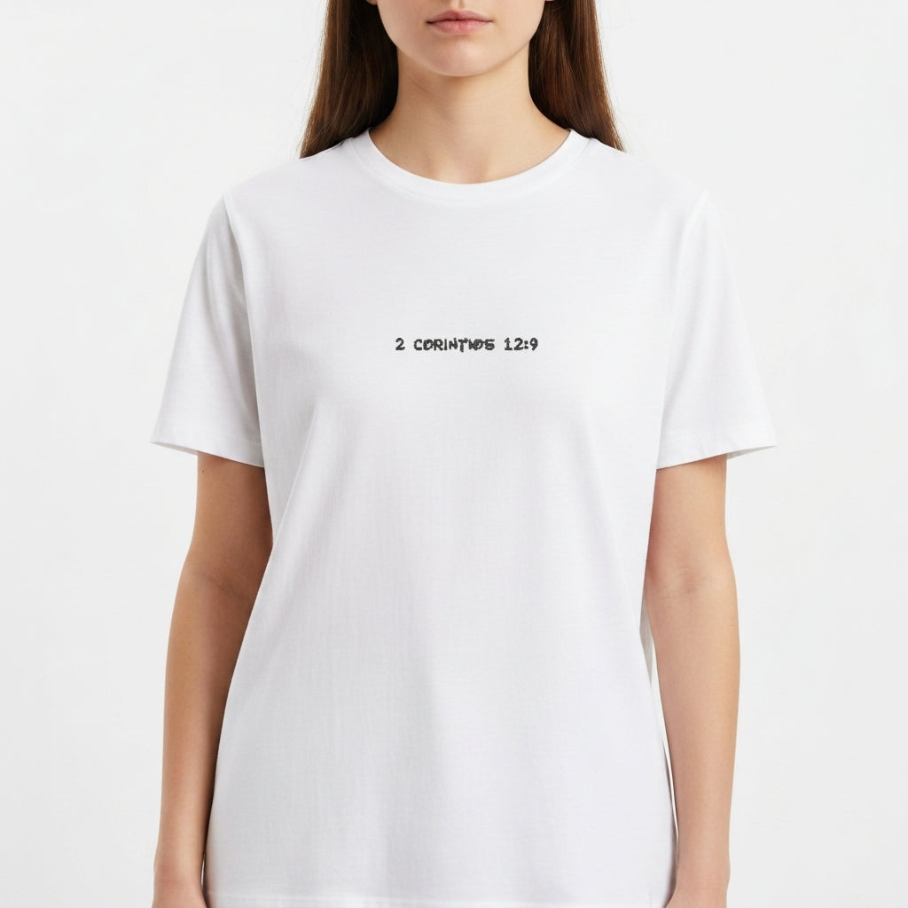"A TUA GRACA ME BASTA" Camiseta Básica Unissex