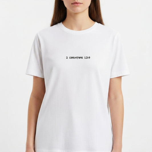 "A TUA GRACA ME BASTA" Camiseta Básica Unissex