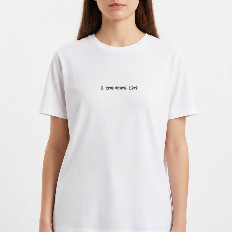 "A TUA GRACA ME BASTA" Camiseta Básica Unissex