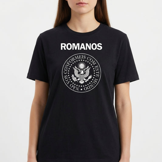 "CAMISETA ROMANOS 12:2" Camiseta Básica Unissex