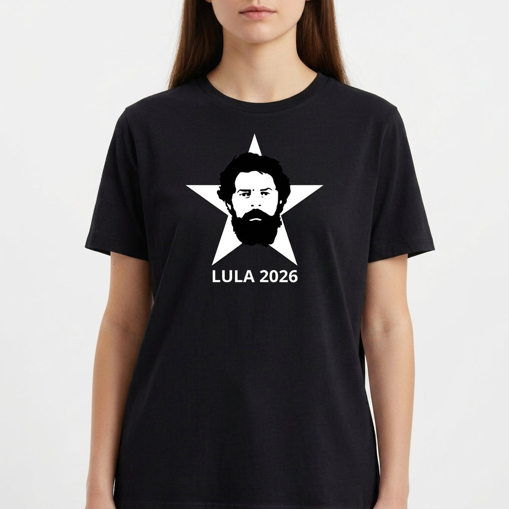 "Camiseta Unissex Lula 2026" Camiseta Básica Unissex