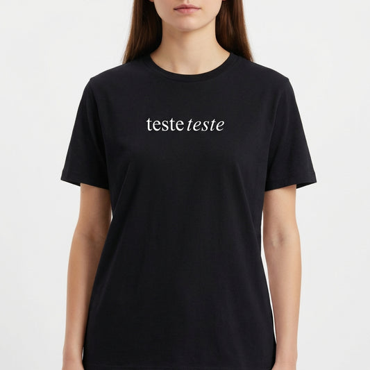 "Camiseta TESTE" Camiseta Básica Unissex