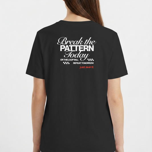 "REGULAR // BREAK THE PATTERN" Camiseta Básica Unissex