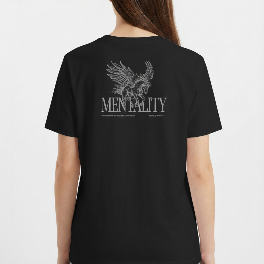 "REGULAR // MENTALITY" Camiseta Básica Unissex