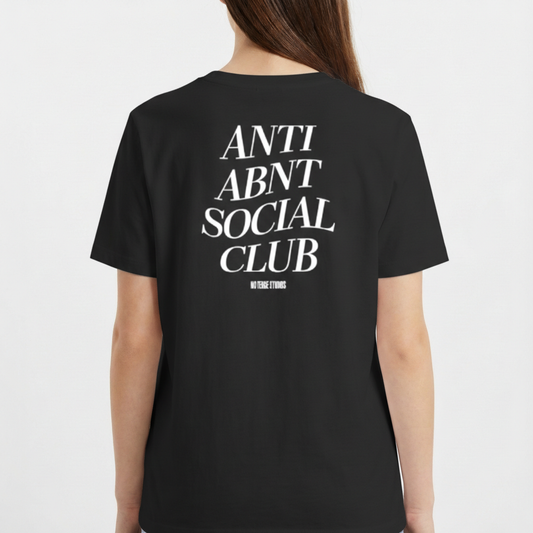 "ANTI ABNT // REGULAR // NO SENSE STUDIOS" Camiseta Básica Unissex