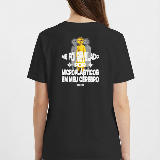 "MICROPLÁSTICOS // REGULAR // NO SENSE STUDIOS" Camiseta Básica Unissex