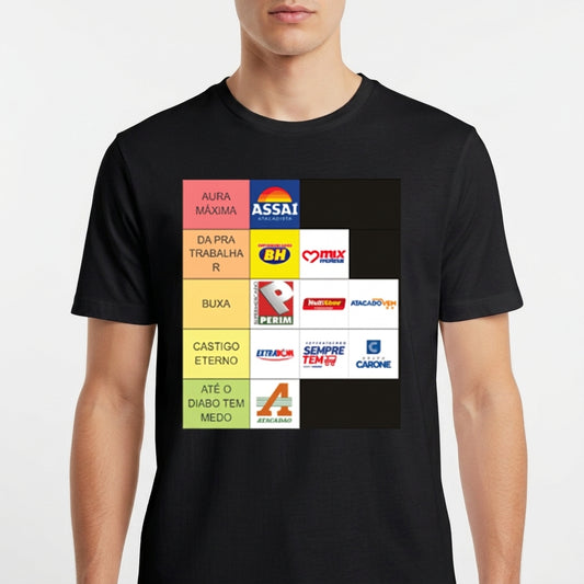 "ATACADISTA CORE" Camiseta Básica Unissex