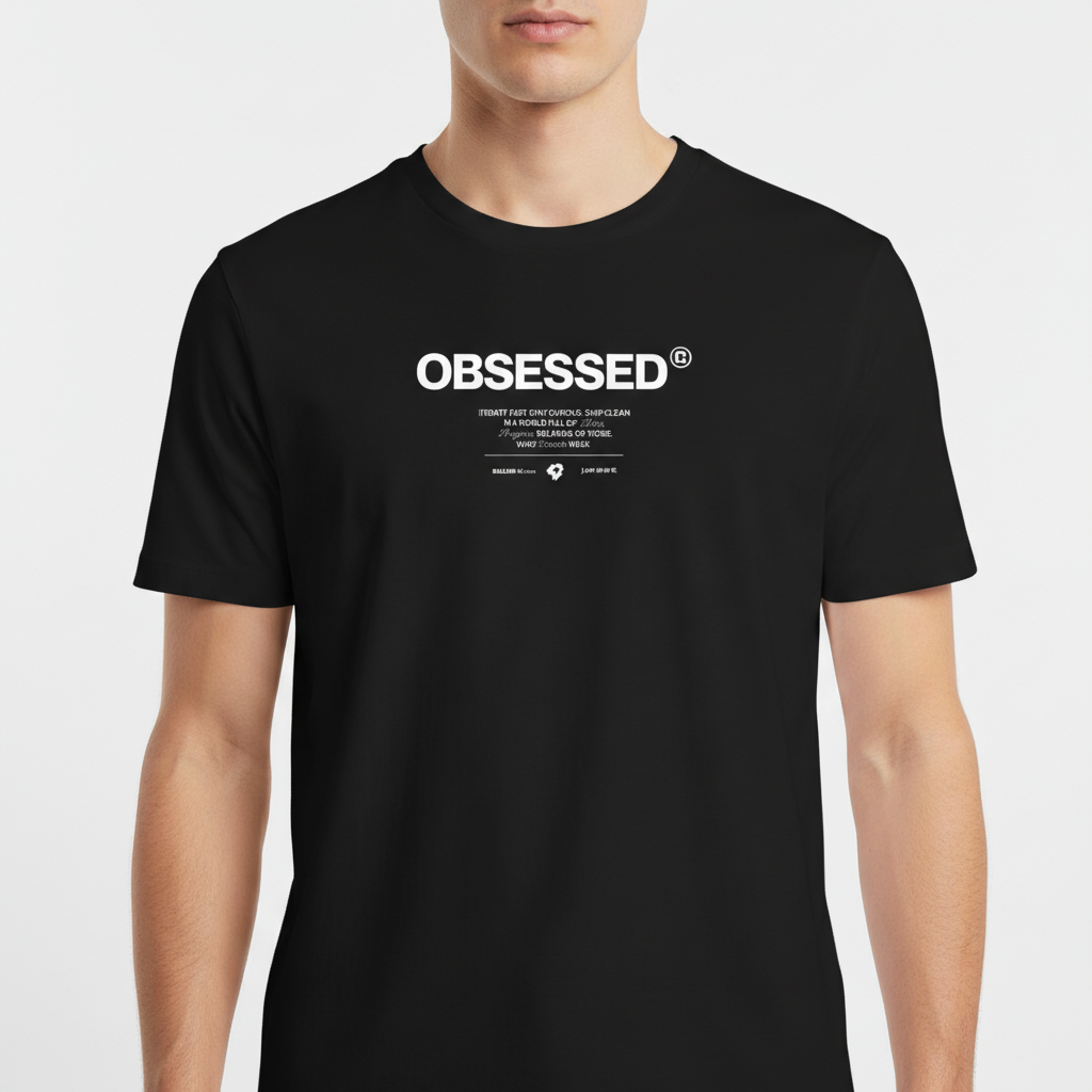 "REGULAR // OBSESSION" Camiseta Básica Unissex