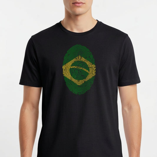 "Camiseta | Brasil no DNA" Camiseta Básica Unissex
