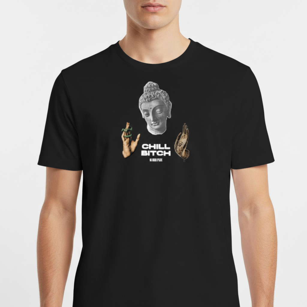 "CHILL BITCH // REGULAR // NO SENSE STUDIOS" Camiseta Básica Unissex