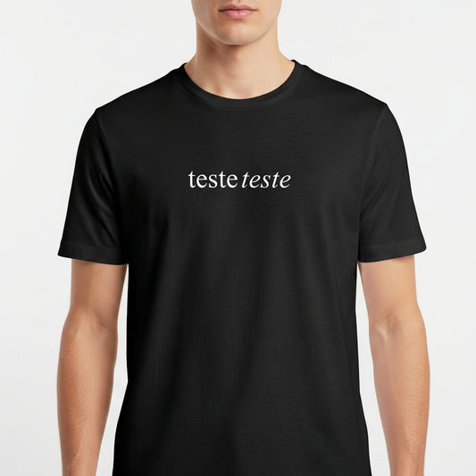 "Camiseta TESTE" Camiseta Básica Unissex