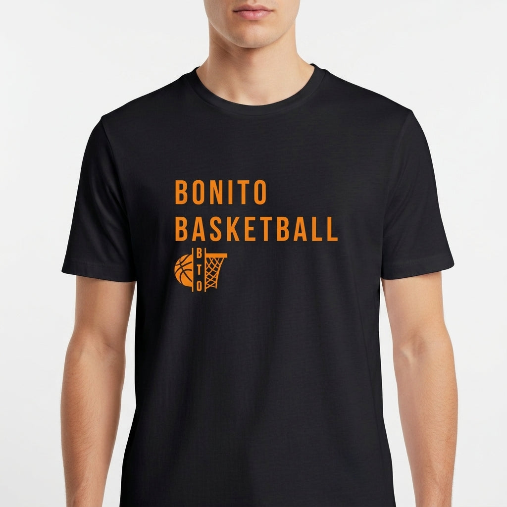 "Bonito Basketball - 100% algodão" Camiseta Básica Unissex