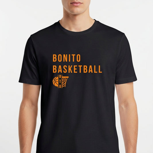 "Bonito Basketball - 100% algodão" Camiseta Básica Unissex