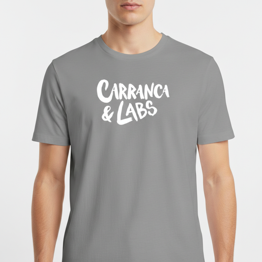 "Camisa básica - Carranca & Labs / Logotipo" Camiseta Básica Unissex