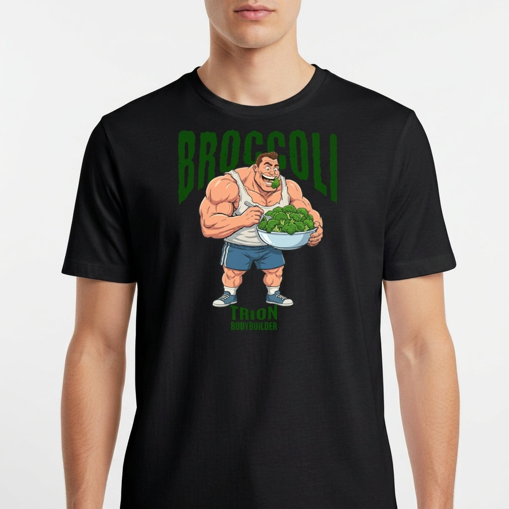 "BROCCOLI BODYBUILDE" Camiseta Básica Unissex