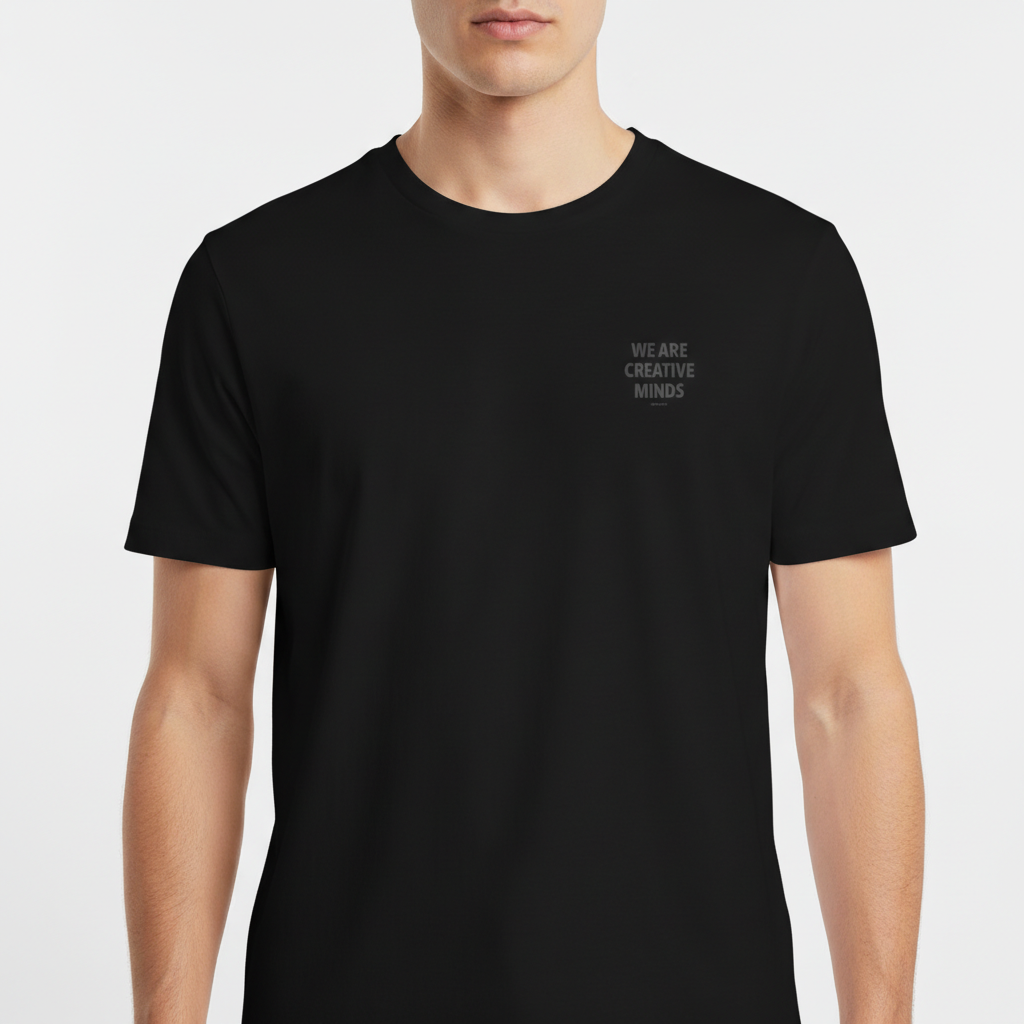 "REGULAR CREATIVE MINDS" Camiseta Básica Unissex