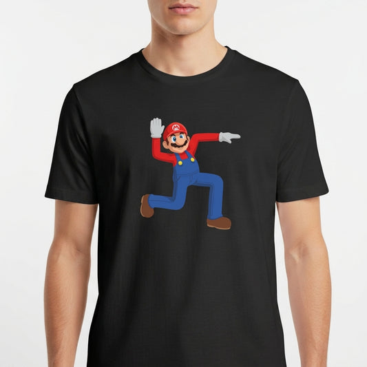 "Mario Nintendo Meme - Camiseta Premium Unissex Base" Camiseta Básica Unissex