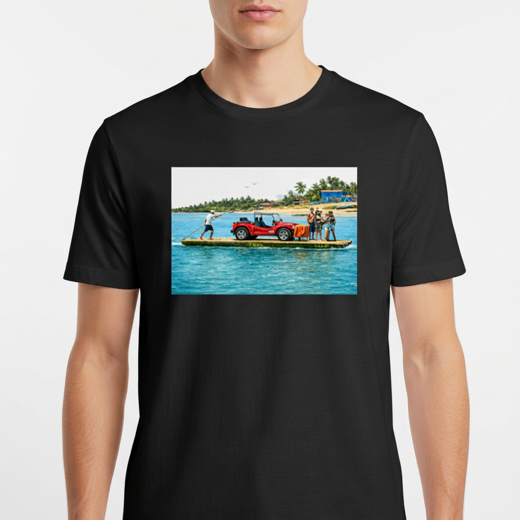 "CAMISA BÁSICA UNISSEX BARRA DO RIO BEACH" Camiseta Básica Unissex