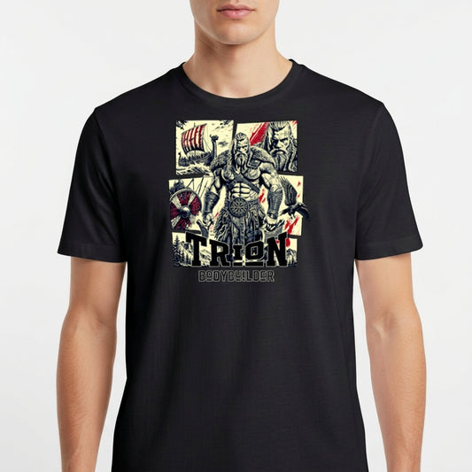 "VIKING BODYBUILDER" Camiseta Básica Unissex