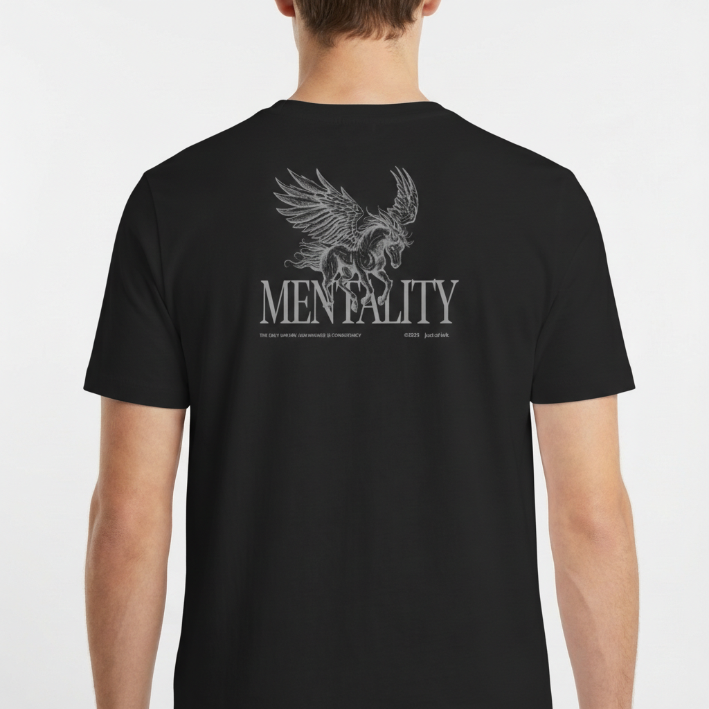 "REGULAR // MENTALITY" Camiseta Básica Unissex