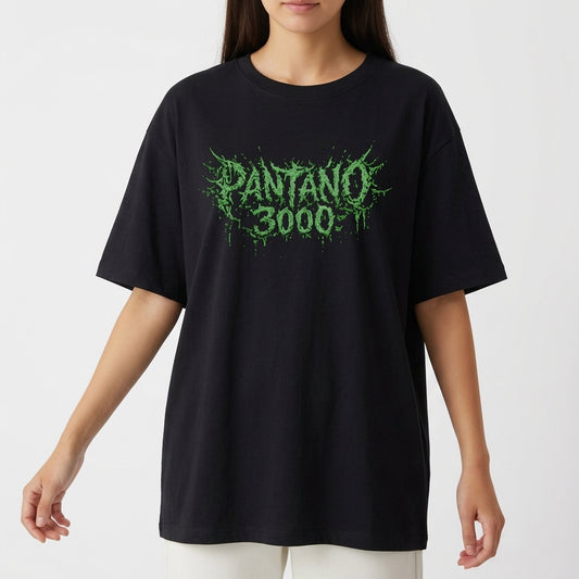 "Camiseta Pântano 3000  oversized básica- Bruxão" Camiseta Oversized Básica