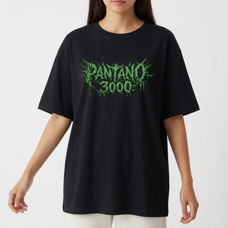 "Camiseta Pântano 3000  oversized básica- Bruxão" Camiseta Oversized Básica