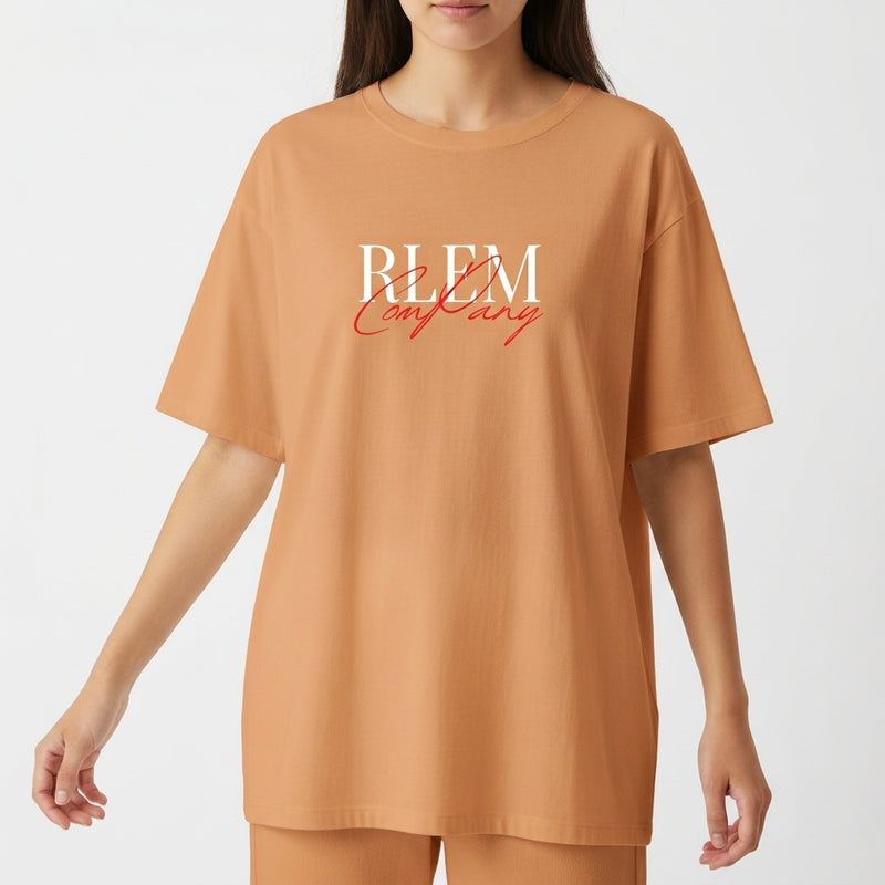 "Camiseta Oversized RlemCompany Modern" Camiseta Oversized Básica