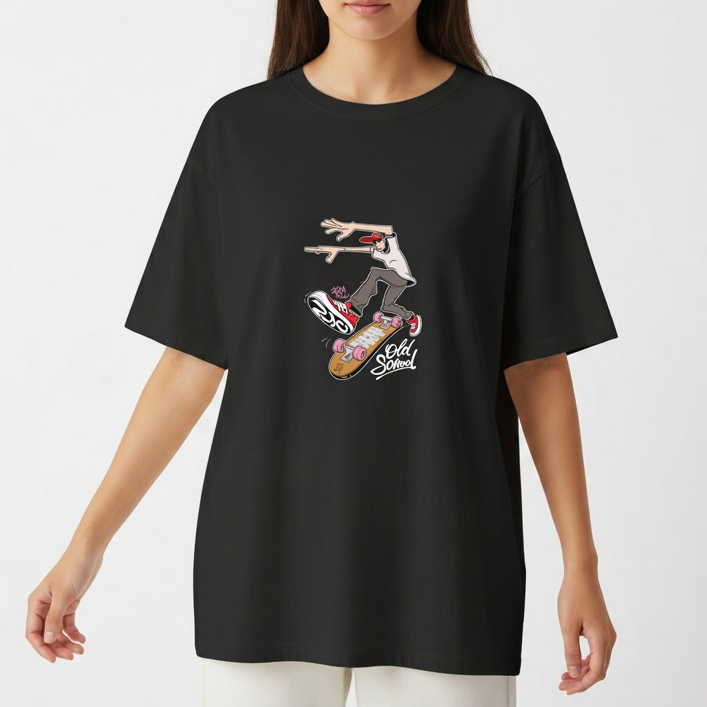 "Overzised Cartoon 4" Camiseta Oversized Básica