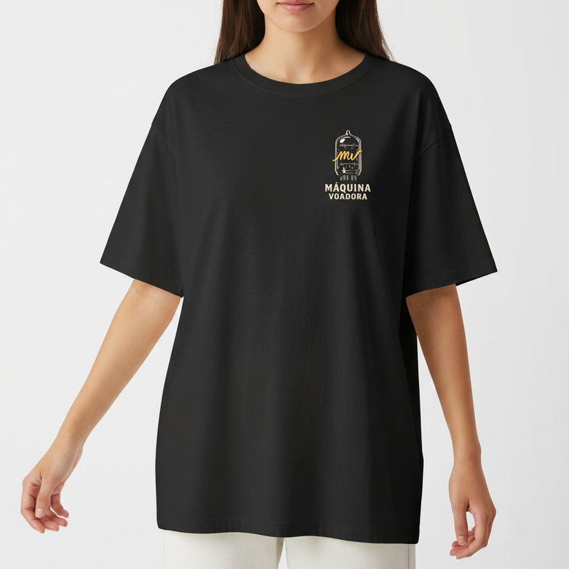 "Camiseta Oversized Básica MV Amps" Camiseta Oversized Básica