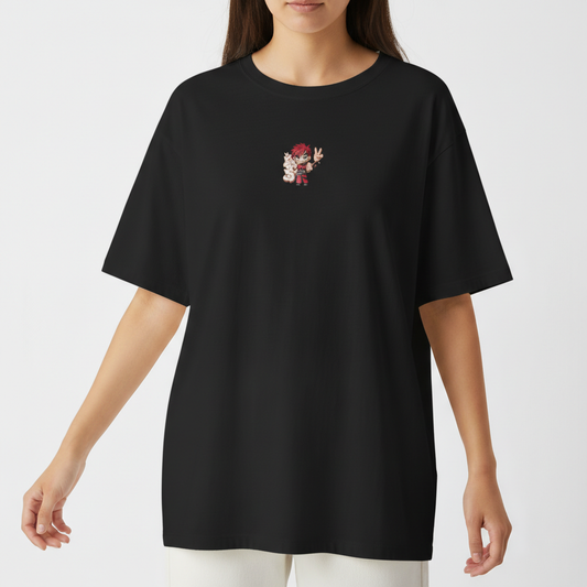 "Camiseta Gaara Mini Oversized" Camiseta Oversized Básica