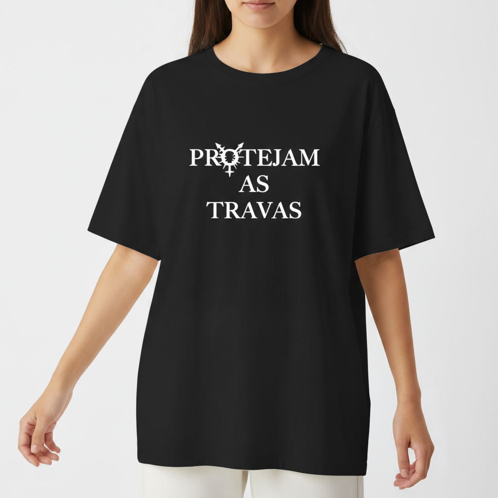 "PROTEJAM AS TRAVAS" Camiseta Oversized Básica